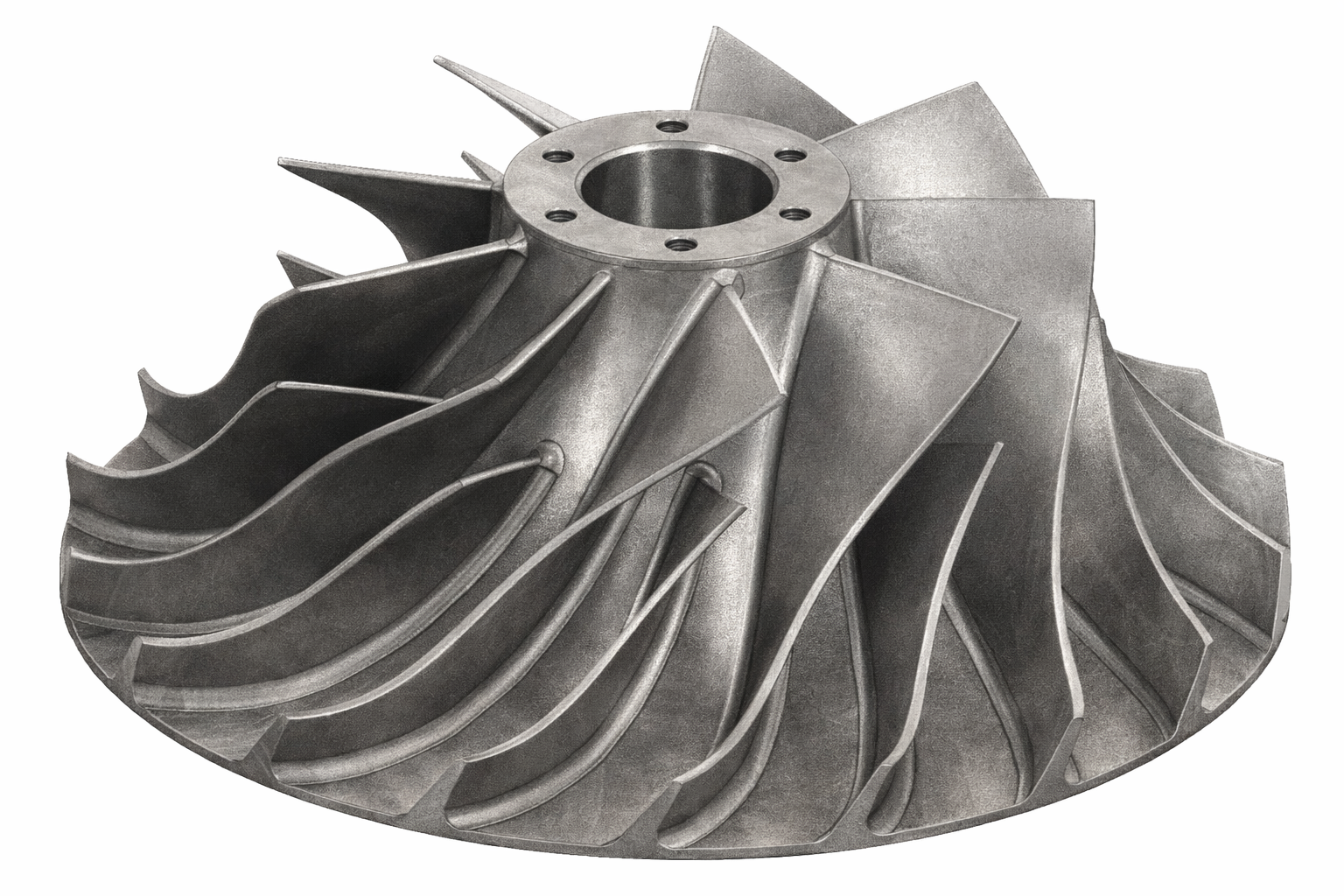 CAD-Rendering von einem offenen Impeller